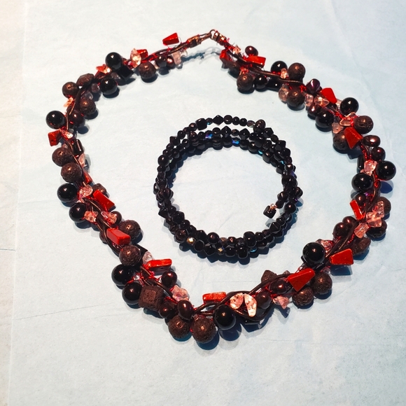 Vintage Necklace and bracelet - Picture 1 of 6